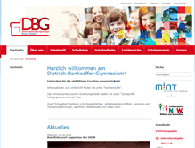 Tablet Screenshot of dbg-gl.de